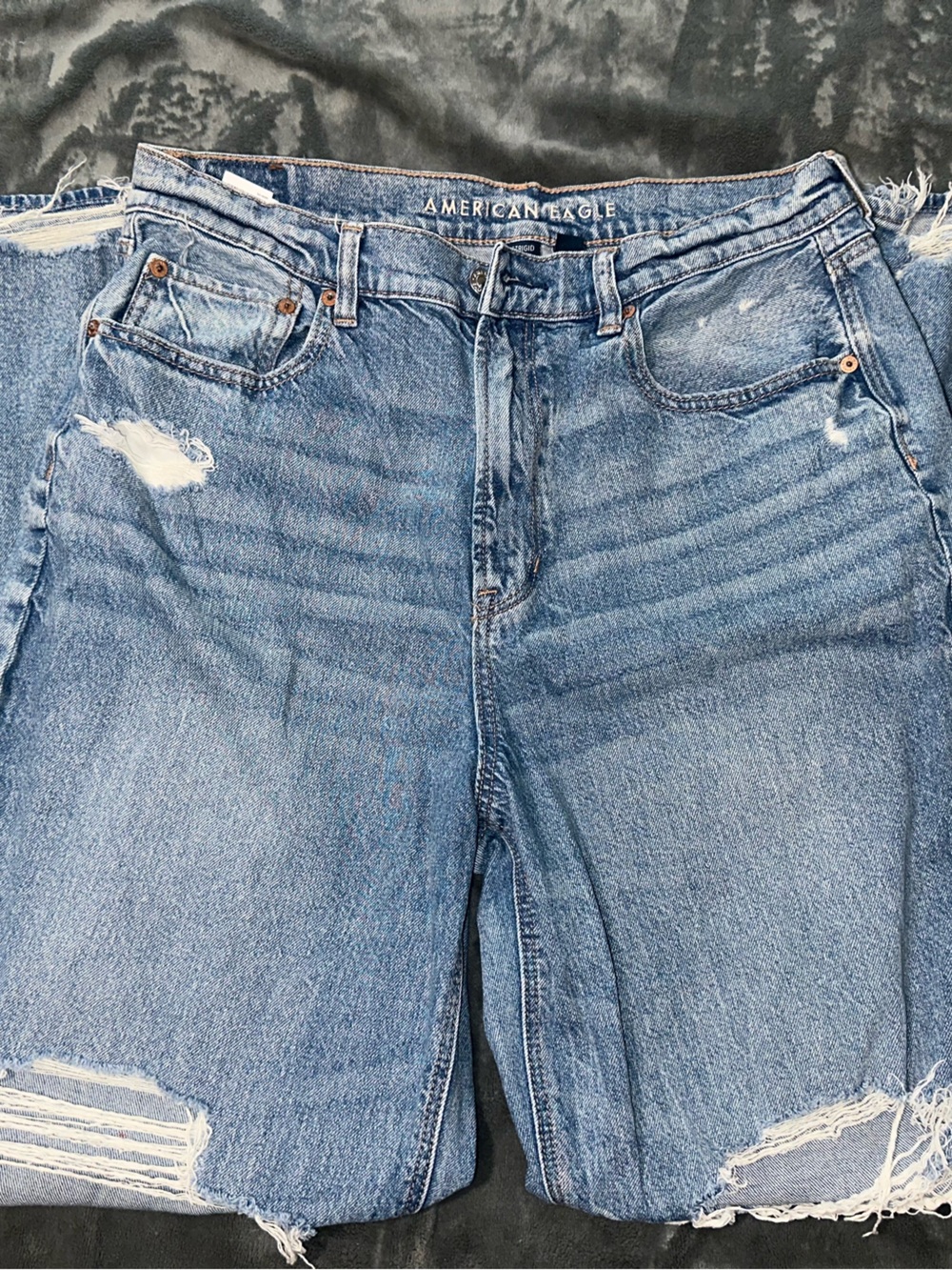 Highest Rise Baggy Straight AE Jeans - Picture 3 of 13